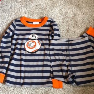 Hanna Andersson BB8 Star Wars pajamas 110 5t